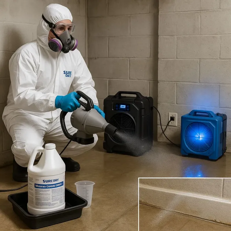 Sanitization and Odor Removal process in Fern Prairie, WA